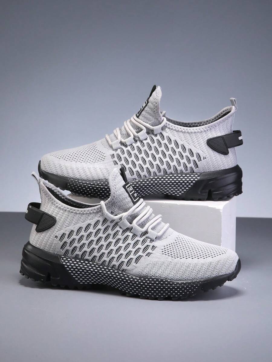 Spring/Autumn Men Sports Shoes Lace-Up Breathable Mesh Sneakers
