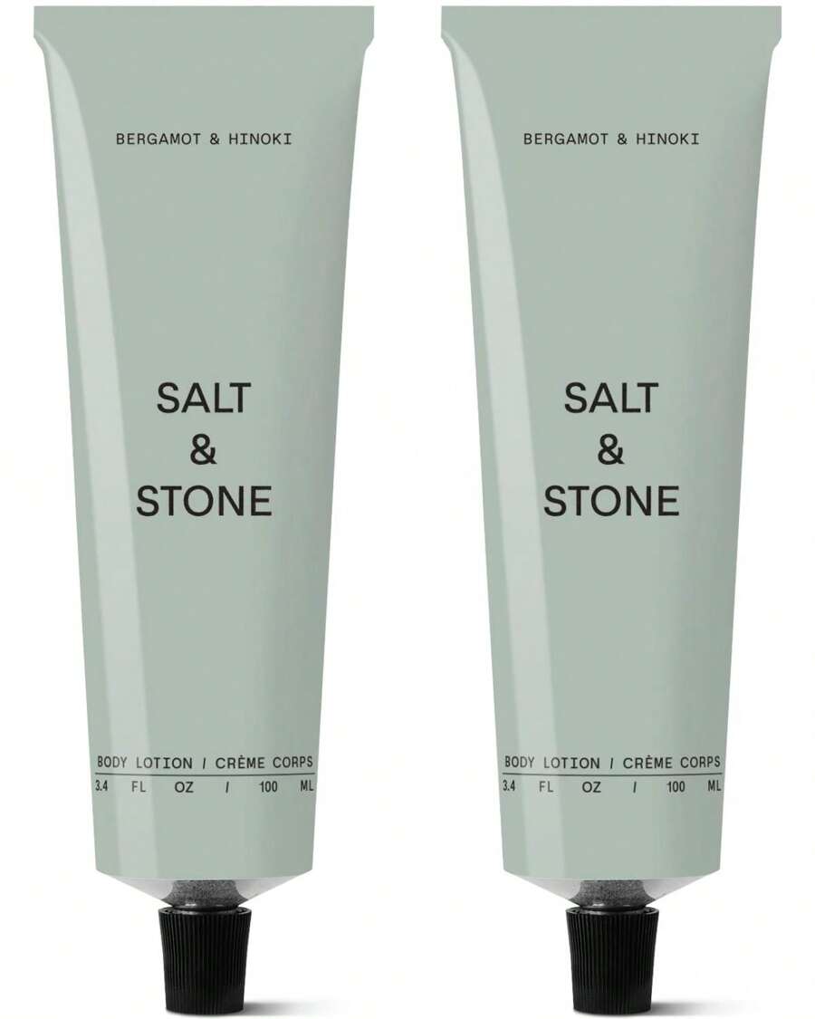 Salt &Amp; Stone Body Lotion For Women &Amp; Men | Hydrates, Nourishes &Amp; Softens Skin | Restores Dry Skin | Fast-Absorbing | Cruelty-Free &Amp; Vegan (100 Ml) (Bergamot &Amp; Hinoki)