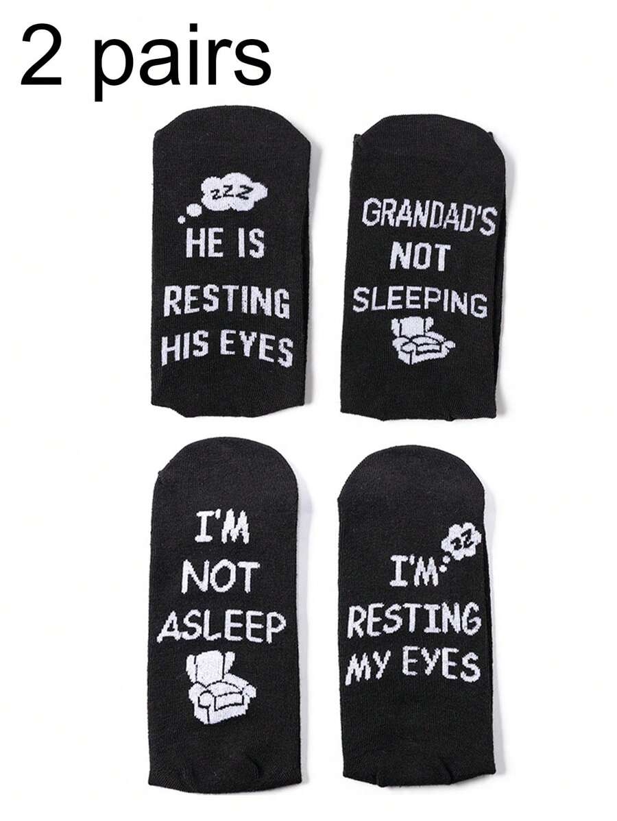 2 Paar unisex kreative Socken, minimalistisches Design Crew Socken, geeignet für den täglichen Gebrauch, Reisen, Urlaubsgeschenke für Familie und Freunde, für alle Jahreszeiten