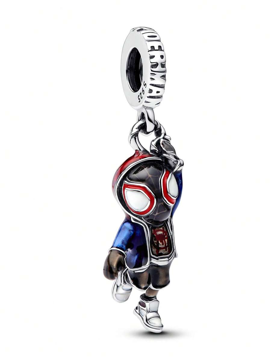 Disney 1 pièce de nouvel accessoire en argent sterling 925 original, pendentif Deadpool et loup-garou de style bande dessinée DIY. Modèle de cadeau de perle de loup-garou
