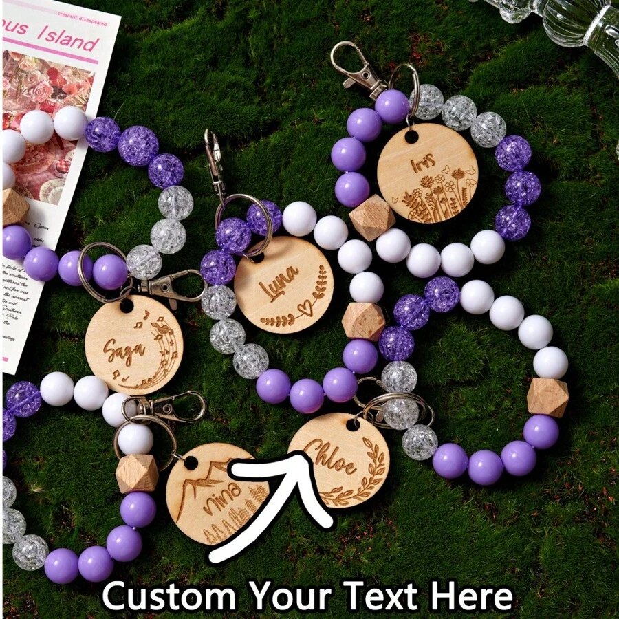 Pulsera personalizada con nombre | Grabado en inglés personalizado | Regalo creativo para parejas, mejores amigos, cumpleaños, aniversario | Accesorio de moda de estilo veraniego Ins | Regalo para mamá, novia, mejor amiga | Compra uno y llévate otro gratis (incluye una pulsera a juego de tono dorado) | Hecho de piedra de ojo de tigre, hipoalergénico