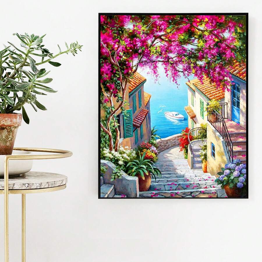 1pc DIY Acrylic Paint By Numbers For Adults On Canvas, Paint By Numbers For Adults Acrylic Kits With Frameless, Paint By Numbers For Kids, Painting By Numbers For Adults, Painting Kits, Oil Paint Number For Kids, Hobbies And Crafts For Adults, Diamond Painting Accessories, Diamond Painting Kits, 5D Diamond Art, Diamond Painting Set, Diamond Art Kits , Home Decor Set(16x20inch, Frameless)