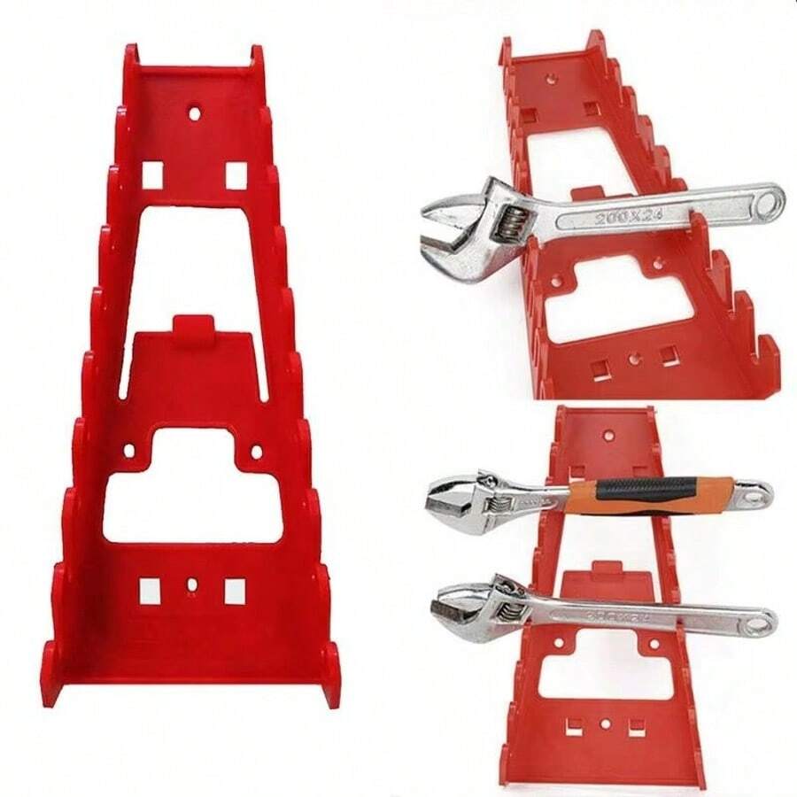 Multi-Slot Plastic Tool Hanger Wrench Rack, Multifunctional Pegboard Plastic Tool Hooks