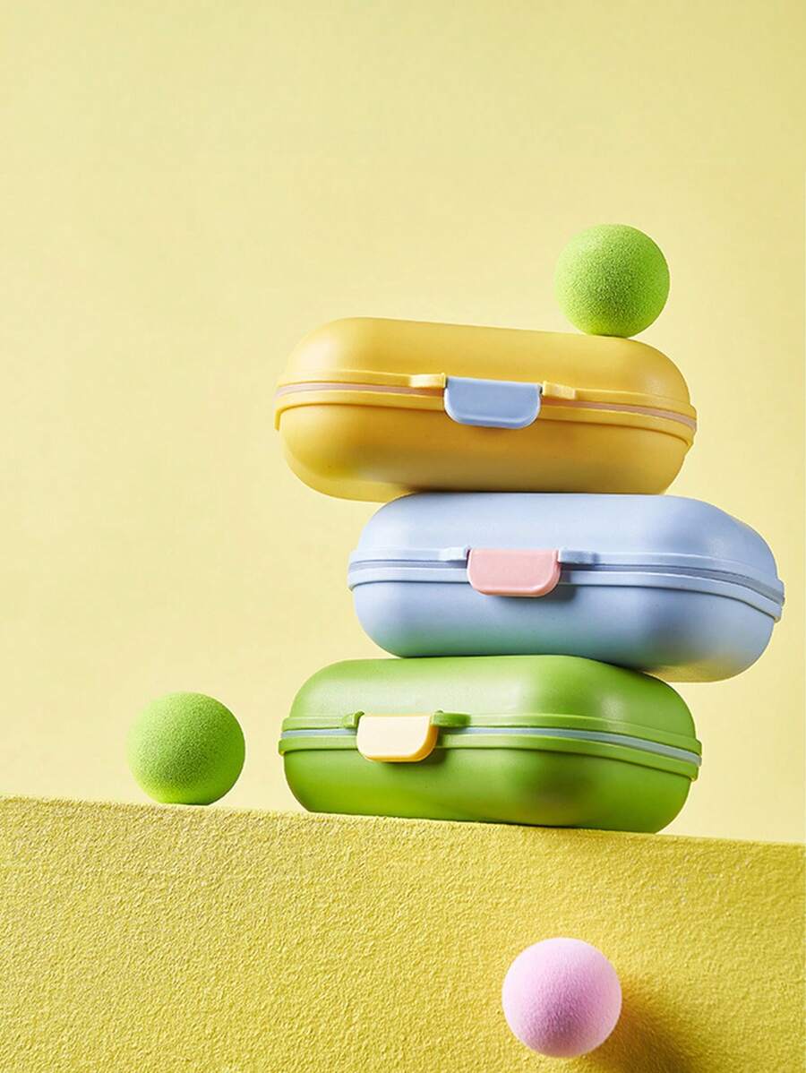 Leakproof Travel Soap Case - Bar Soap Holder With Ventilated Drainage Base & Secure Lid | Reusable Waterproof Container For Bathroom, Gym & Business Trips