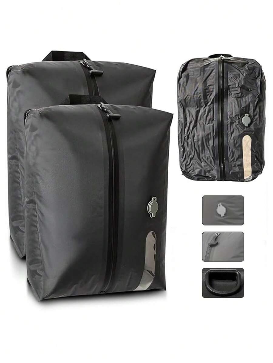 1 Stück 16L Hochkapazitätsstaub- und wasserdichter Vakuumbeutel, wiederverwendbarer Vakuumkompressionsbeutel zur Platzersparnis, Reiseartikel, wasserdichte Strandtasche, geeignet für Koffer und Rucksack, wasserdichte luftdichte Kleidungsverpackungsbox (Pumpe nicht enthalten)