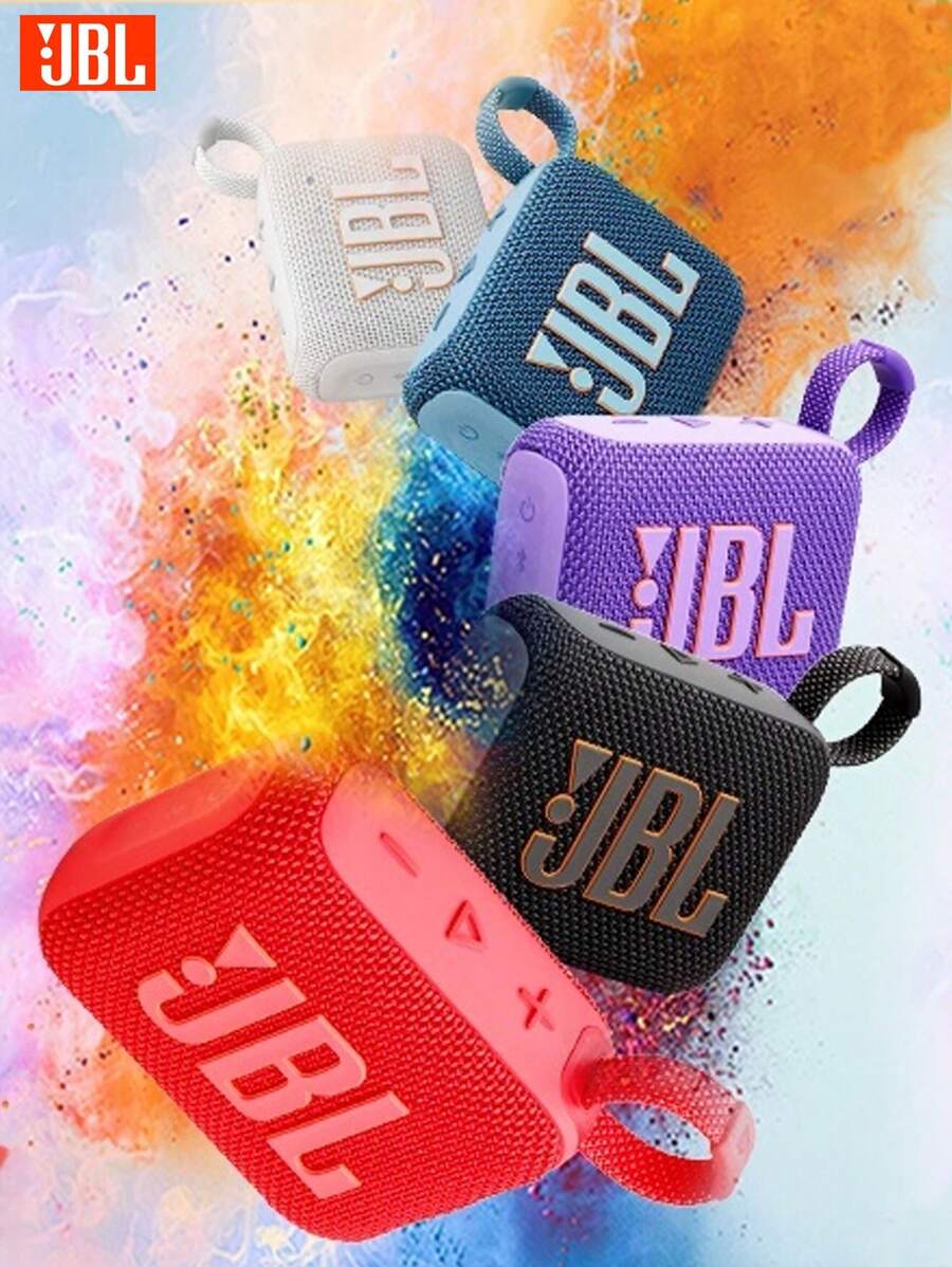 JBL Altavoz Bluetooth JBL Go 4 - Ultra portátil, resistente al agua y al polvo, gran sonido profesional con graves potentes, batería incorporada de 7 horas, fabricado en parte con materiales