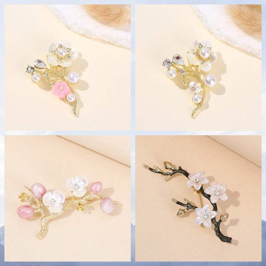 1 pieza Broche de esmalte de estilo punk en talla grande, con forma asimétrica y decoración de rhinestones - Accesorio de moda único para mujeres, perfecto para añadir encanto a cualquier atuendo, pieza personalizada | Decoración de estilo punk | Mochila de artesanía exquisita para la escuela