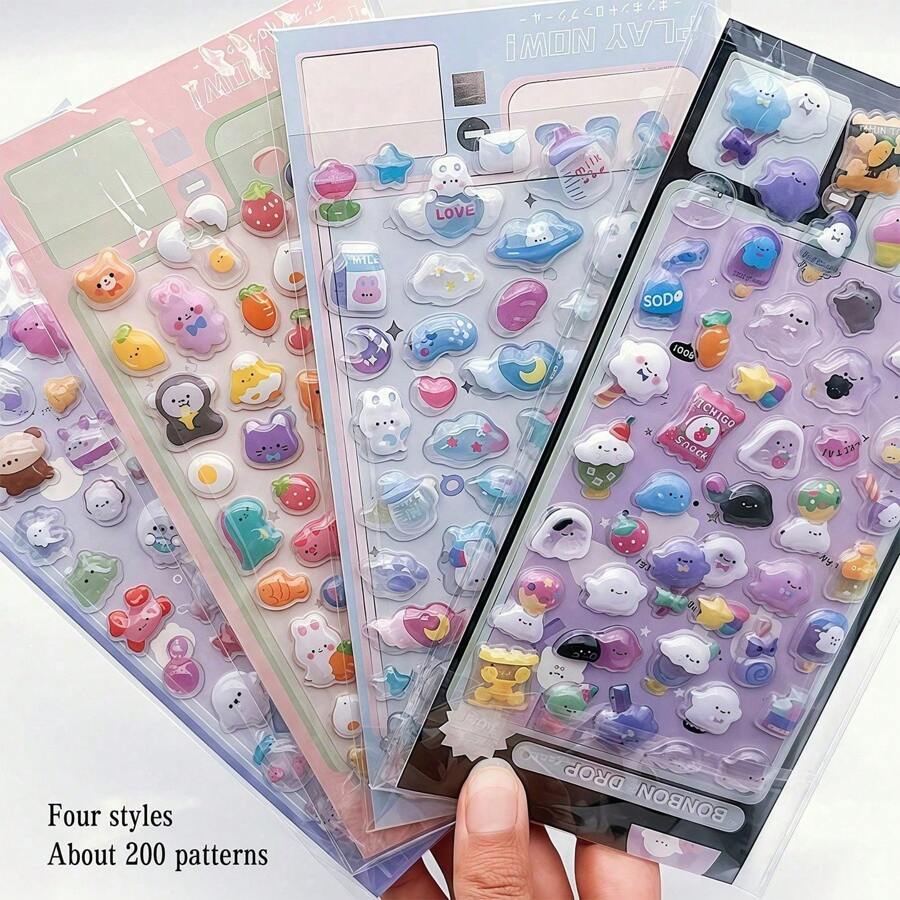 4/1 Items, 3D Printed Stickers, 3D Textures, Student Collages, Handmade Decorations, Various DIY Computers, Stationery, Cameras, Mobile Phones, Books, Notebooks And Other Items. School Supplies, New School Year, School Supplies,Back To School