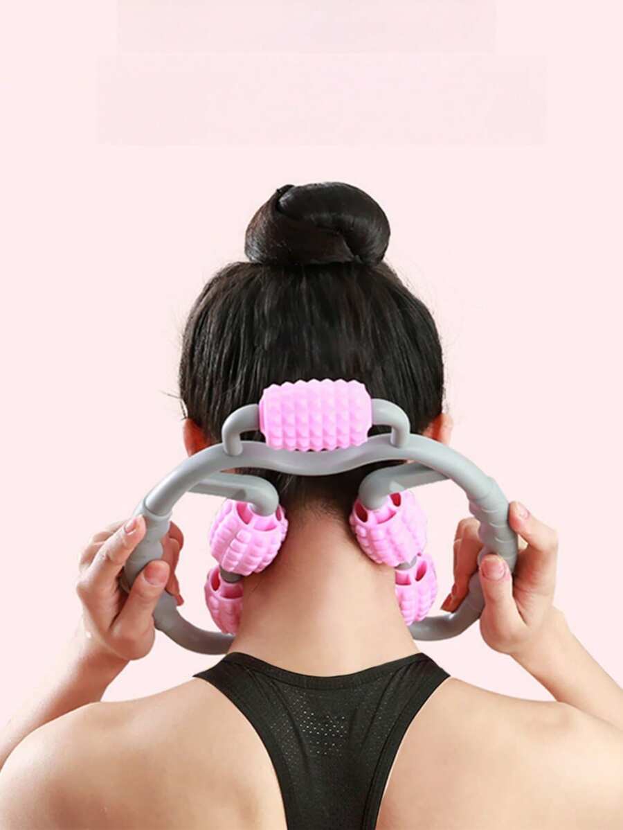 1 Peça Massageador de Pernas com 5 Rodas, Equipamento de Fitness para Relaxamento Muscular das Pernas e Ioga