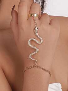 Gold Snake Bracelet