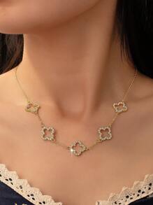Gold Hollow Necklace