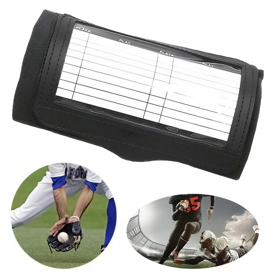 1pc Rugby Tactical-Wrist Brace Waterproof High Resilient Wrist Brace With Playbook For Football And Rugby