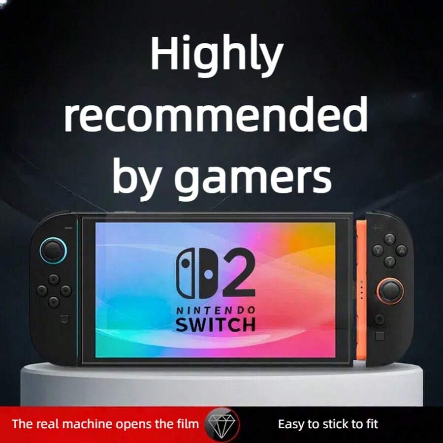 3 Stücke Hochauflösende Bildschirmschutzfolien für Switch/Switch 2/Switch Lite/Switch OLED, blendfreiundkratzfest