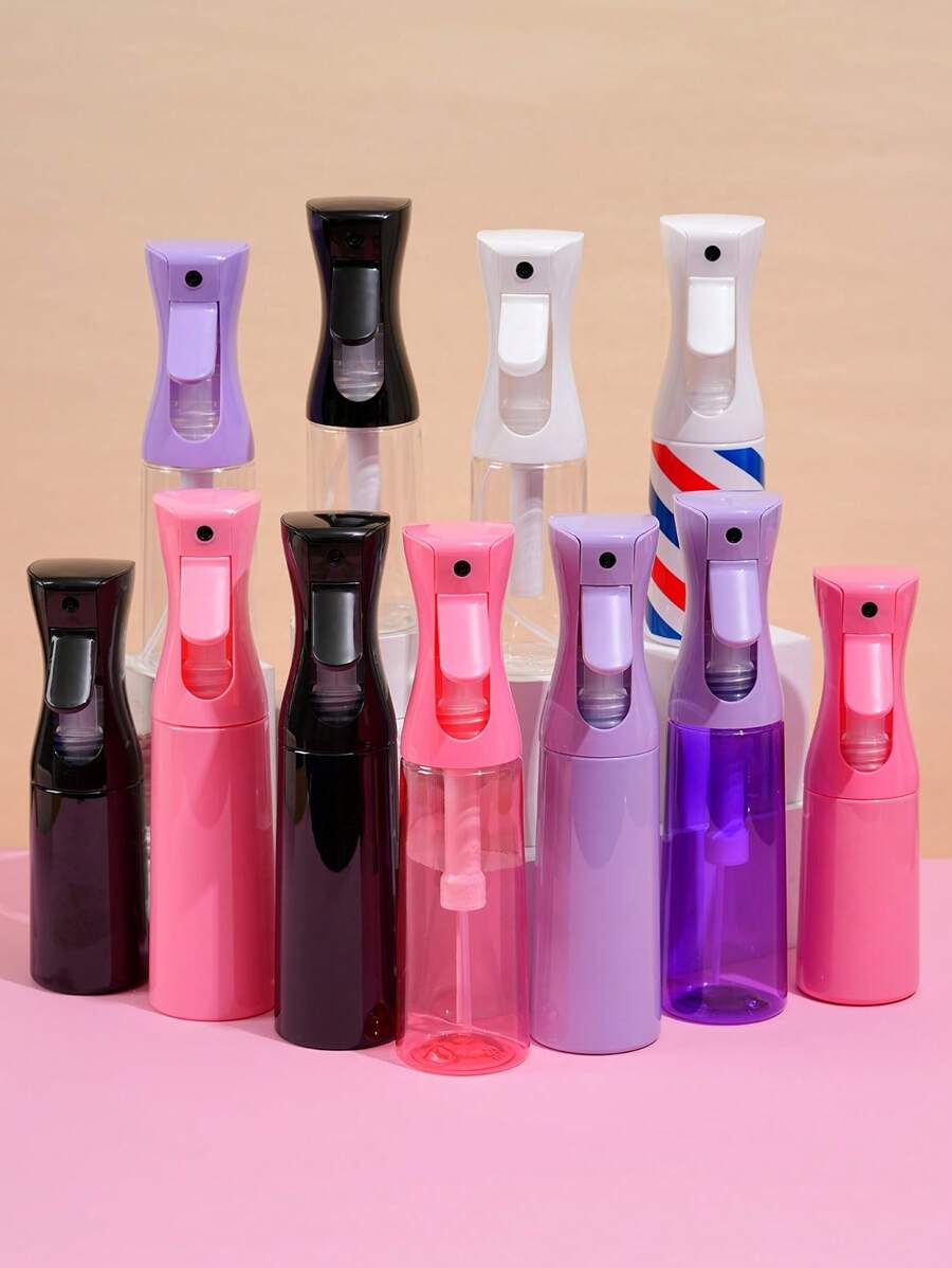 1 stuk kapperssprayfles 200 ml/300 ml/500 ml hogedruk continue witte automatische luchtdruk ultrafijne sprayfles, terug naar school, essentiële reis- en vakantiebenodigdheden, haaraccessoires voor vrouwen