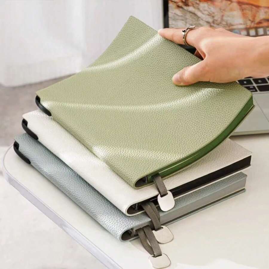 1PCS Notebook A5 Imitation Leather Business Notebook Set Thickened Soft Leather Surface Stationery