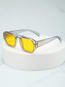 Gray Frame Yellow Film