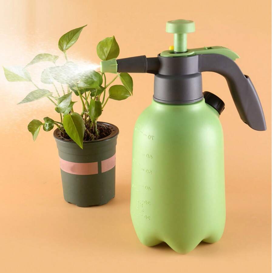 Pulvérisateur de jardin pressurisé 2L - Buse moussante en plastique durable tenue à la main, tête d'arrosage de rechange convenant au lavage de voiture, au jardinage et au nettoyage de la maison