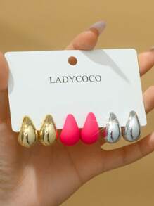 Conjunto Ouro/Rosa/Prata