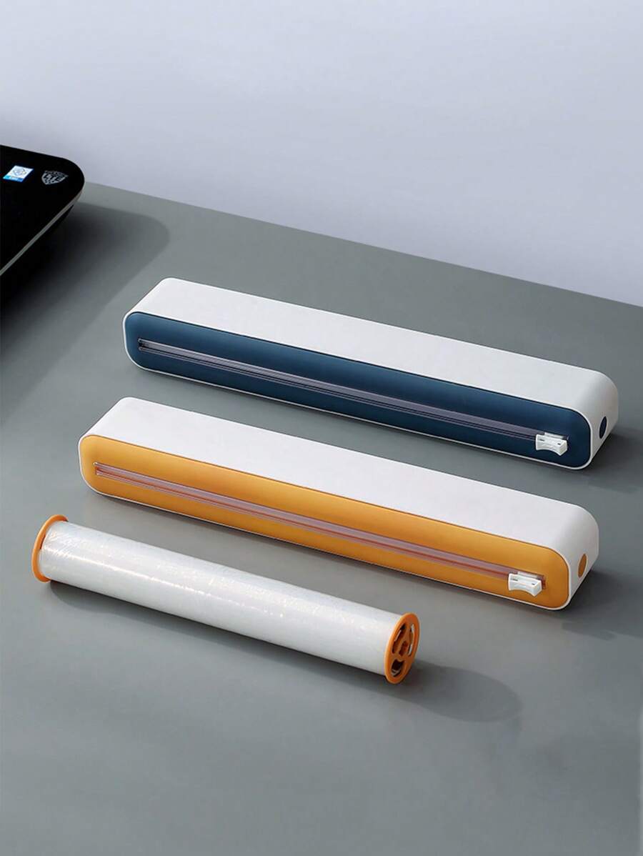 1 Stück Magnetischer Folienabroller und -spender - wiederverwendbar für Klarsichtfolie, Alufolie und Backpapier, Küchenausstattung für die Schublade