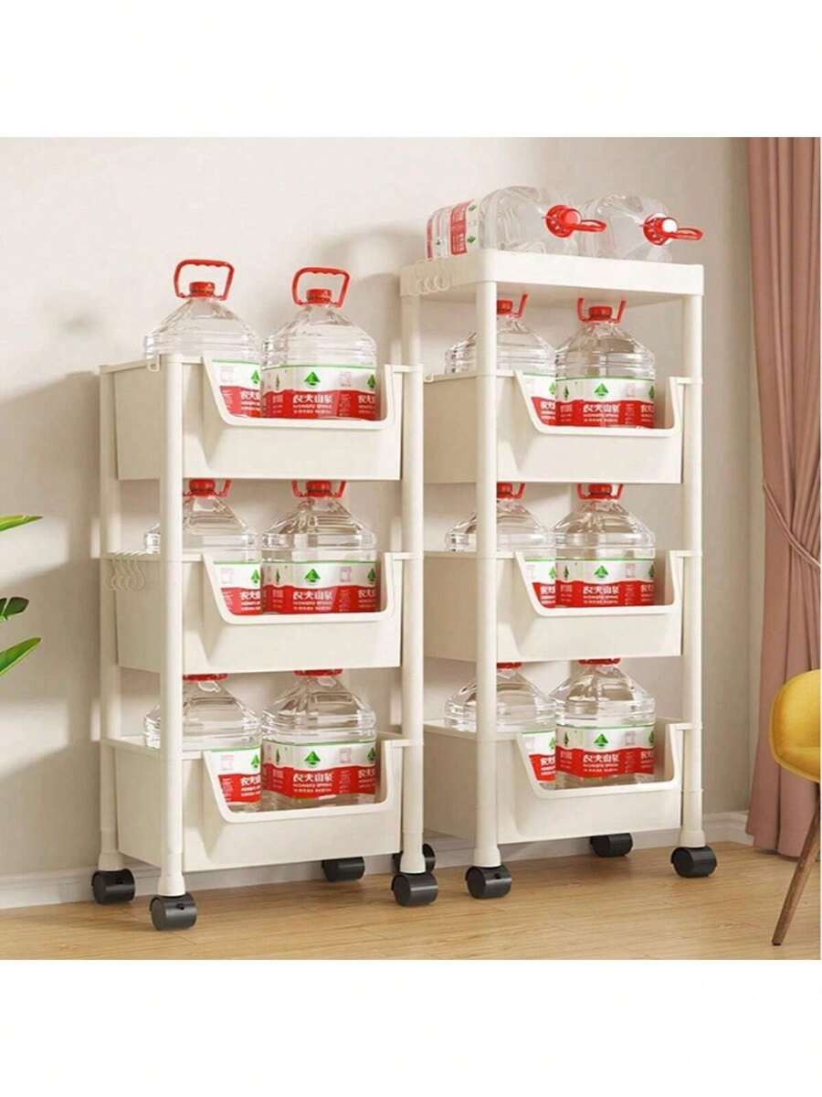 1 Stück bewegliches Bücherregal, Kinderspielzeug Aufbewahrungsorganizer, Snackrega unter dem Schreibtisch, freistehende einfache Bücherregale für Zuhause