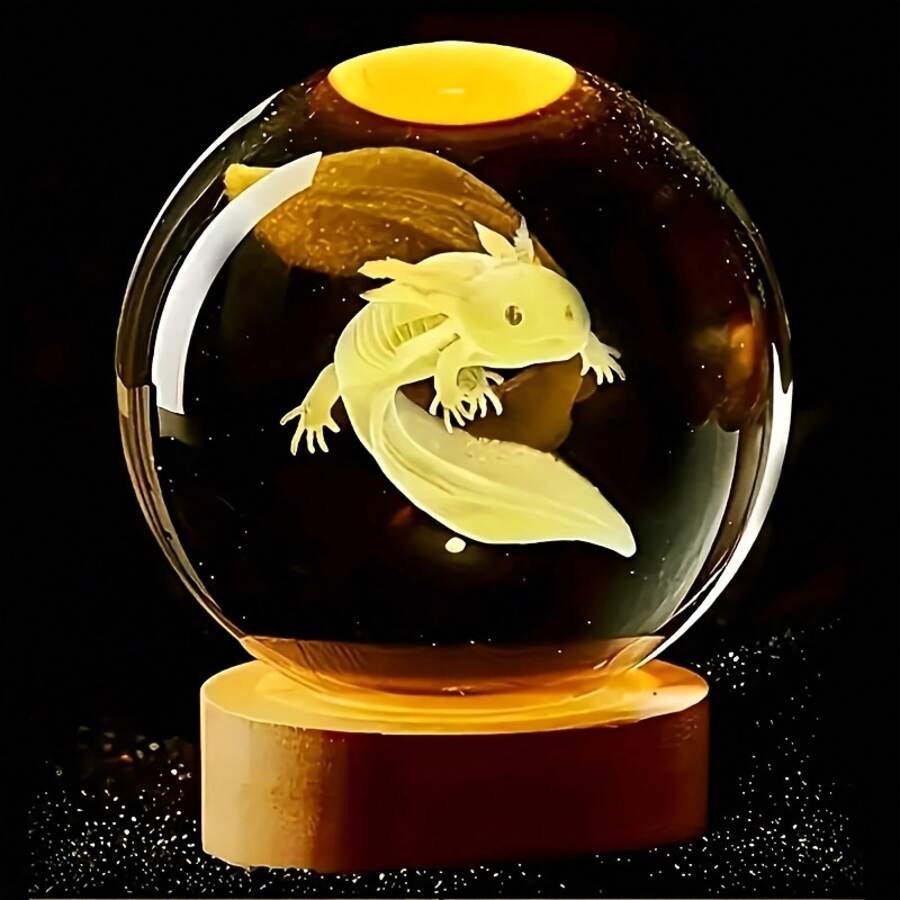 20 Models Of Crystal Ball Night Lights - Various 3D Crystal Ball Night Lights, Dolphin, Cloud, Saturn Series, Unicorn, Elephant, Axolotl, Milky Way, Underwater World, Animals, Universe Series, Bedside Night Light, Perfect Gift