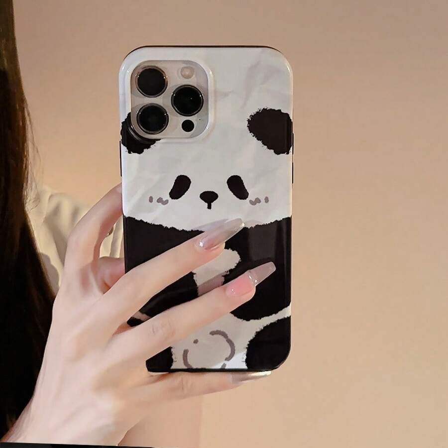 Creative Panda Phone Case Suitable For IPhone 14, IPhone 15, IPhone 16 Pro Max
