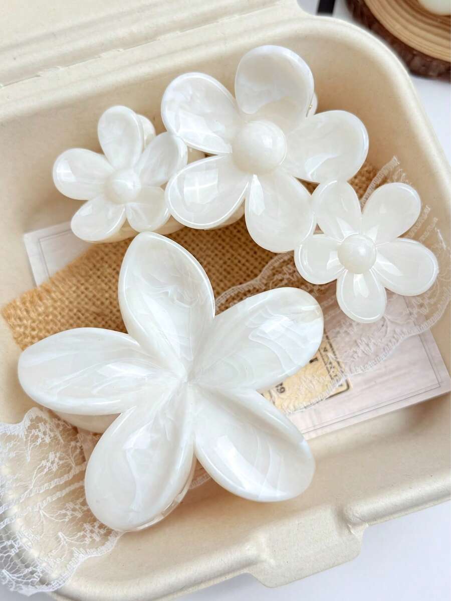2 pièces/1 pièce set de pinces à cheveux bohème, multifonctionnel, de haute qualité, élégant, accessoires de cheveux minimalistes de couleur unie, motif jacquard en forme d'étoile de mer, convient aux femmes, ornements de cheveux de mode simples, convient pour un usage quotidien casual, style doux, fête, port, vacances, queue de cheval, chignon, lavage du visage, maquillage, assortiment de tenues, accessoires de coiffure pour vacances à la plage d'été, convient pour l'utilisation quotidienne des pinces à griffes