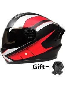 Matt Black Red + Tea Mirror