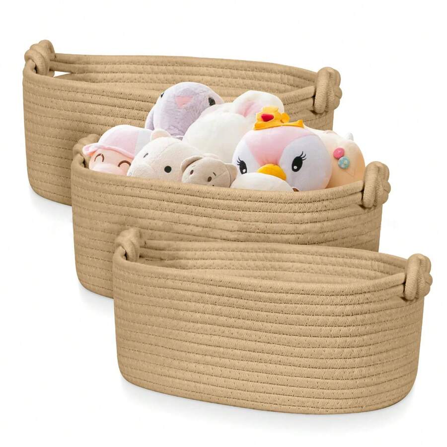 1 Stück extra große, dickwandige, faltbare Wäschetasche, Aufbewahrungskorb für Kleidung, Decken, Spielsachen, Schuhe, handgewoben mit glückverheißendem Griff, für Schlafzimmer, Waschküche, Flur