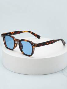 Moldura azul tartaruga