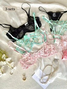Black+Light Pink+Mint Green