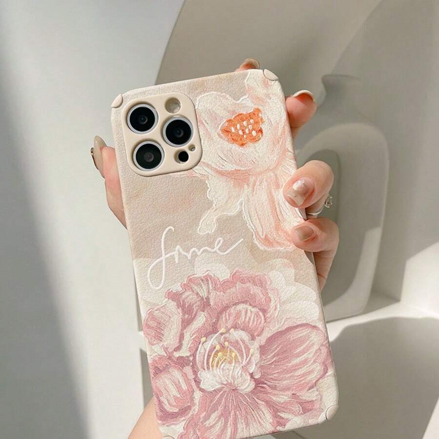 Retro Flower Phone Case Suitable For IPhone 11, IPhone 12, IPhone 13 Pro Max