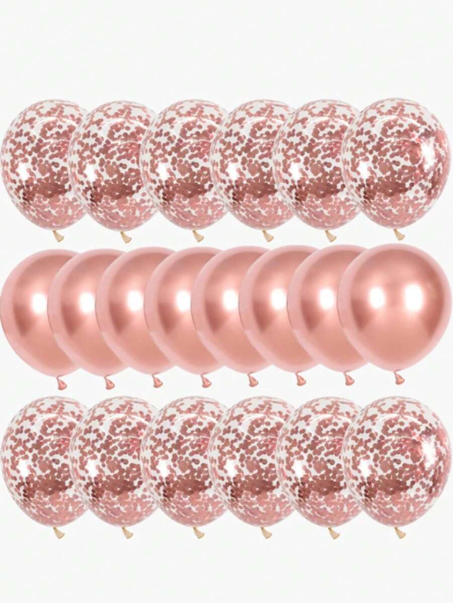 20 Peças Conjunto de Balões Vermelhos de Metal de 12 Polegadas