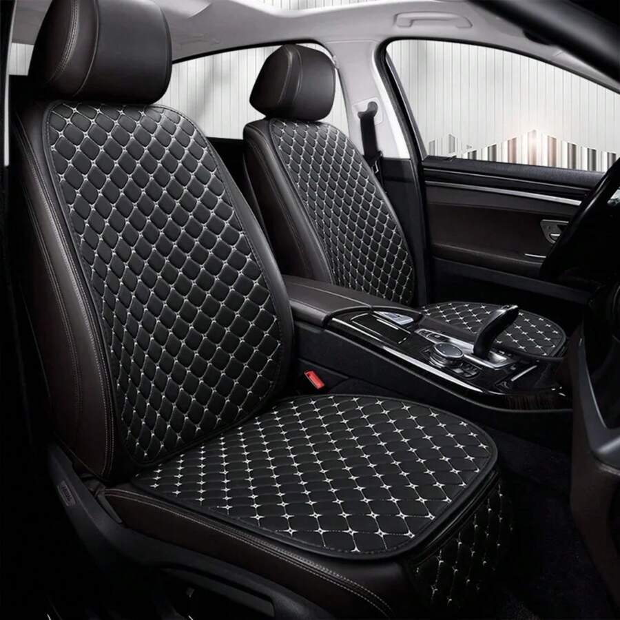 Car Seat Cover Napa Leather Minimalism Seat Cushion Wear-Resistant And Durable, Four Seasons General