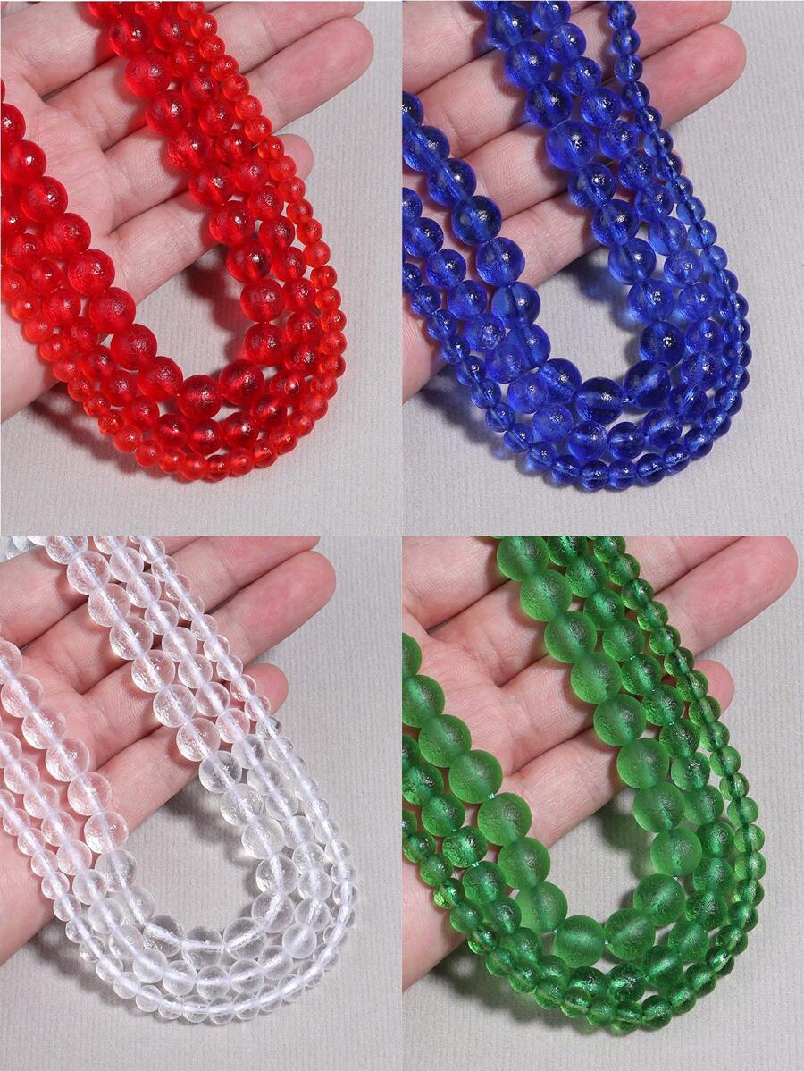 6/8/10mm Natural Round Loose Beads, DIY Bracelet Necklace Jewelry, Suitable For Couples Bracelets, Phone Chain, Key Chains, Findings