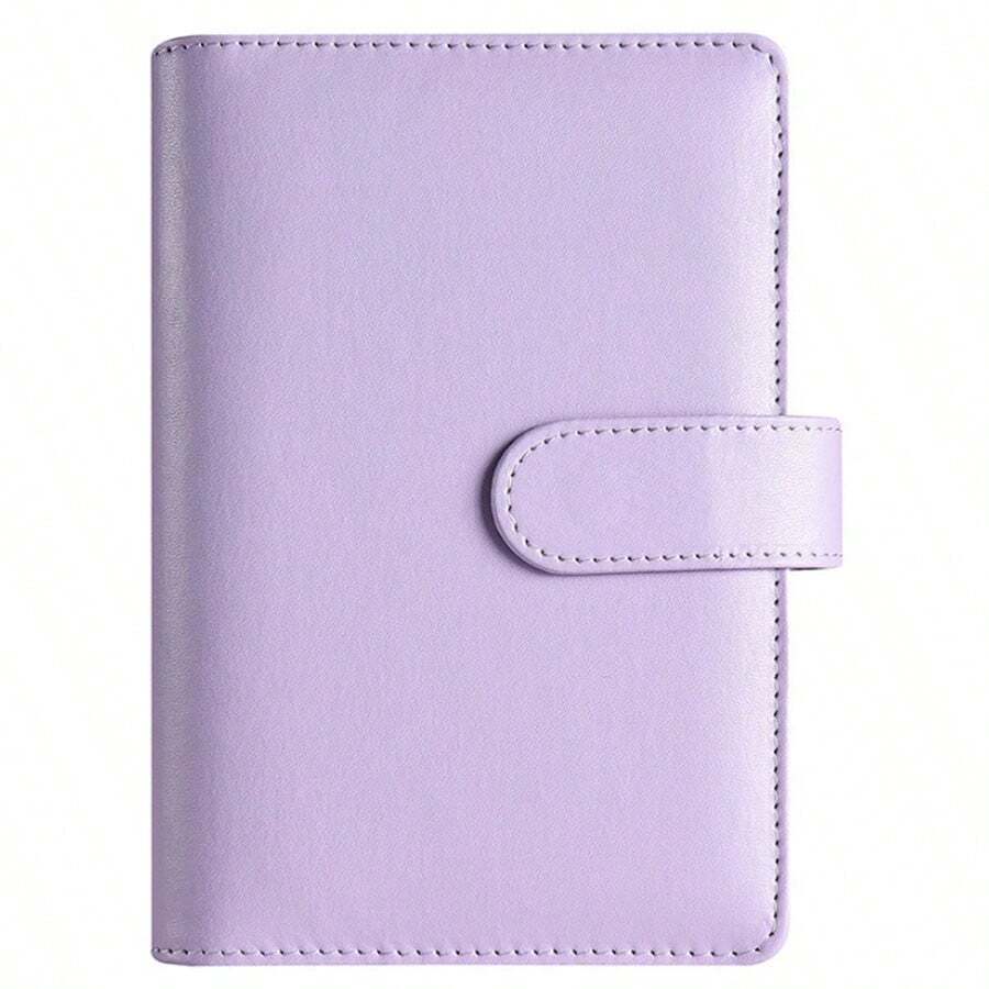 Cuaderno A6 de hojas sueltas Macaron, planificador creativo con tapa, agenda de gestión de presupuesto, útiles escolares, regreso a clases.