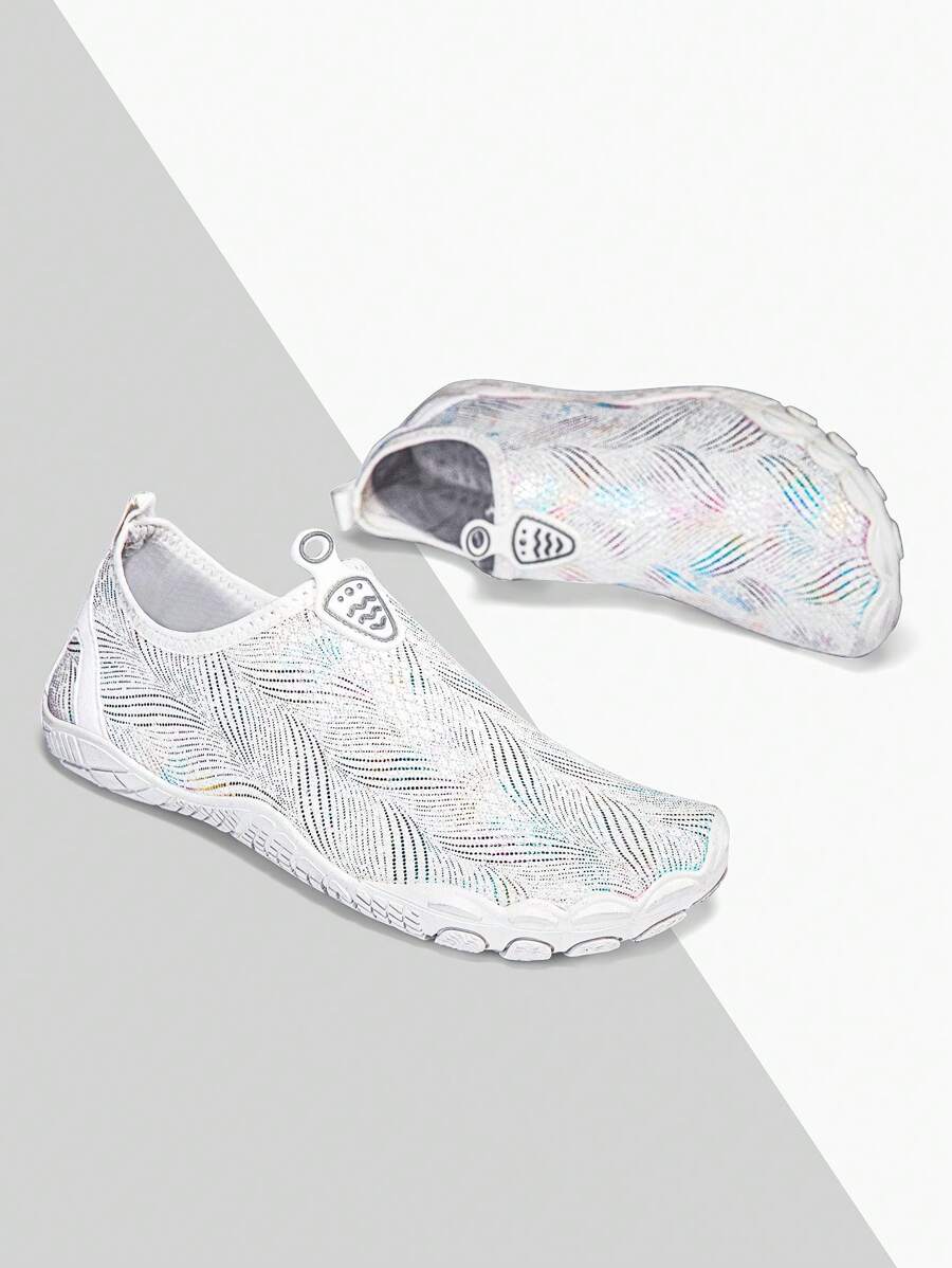 Novos sapatos aquáticos para casal, para praia e caminhadas na montanha, cor neon, parte superior