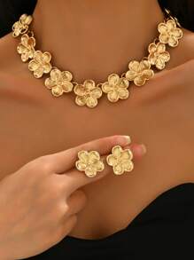 Gold-small Flowers