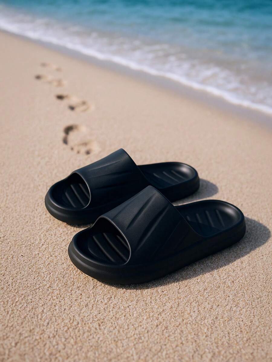 Unisex EVA Foam Slippers - Thick Non-Slip Sole For Indoor/Outdoor | Comfortable Washable Summer Sandals (Men & Women) Back To School