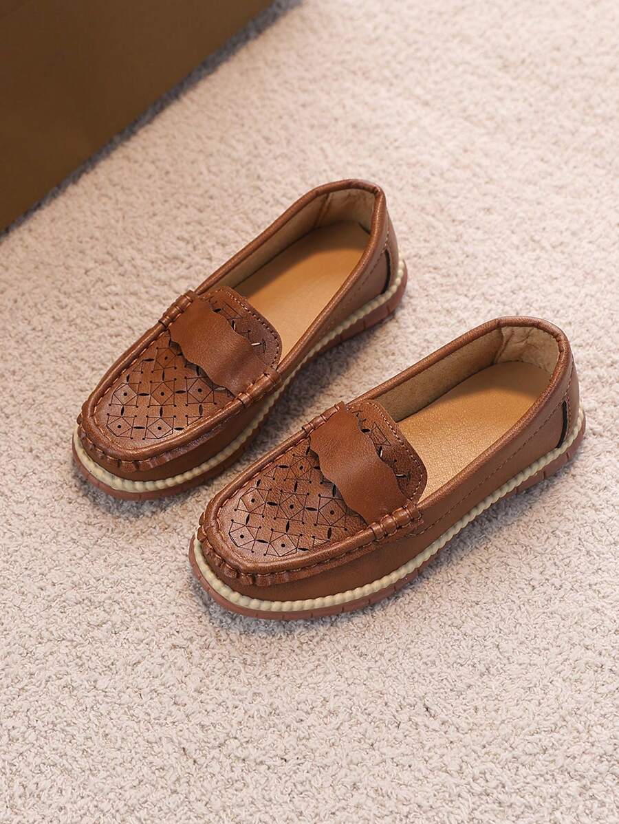 1 Paar Kinder Weichsohlige Bequeme Lässige Schuhe, vielseitige Flache Schuhe für den Outdoor-Gebrauch, Frühling/Herbst