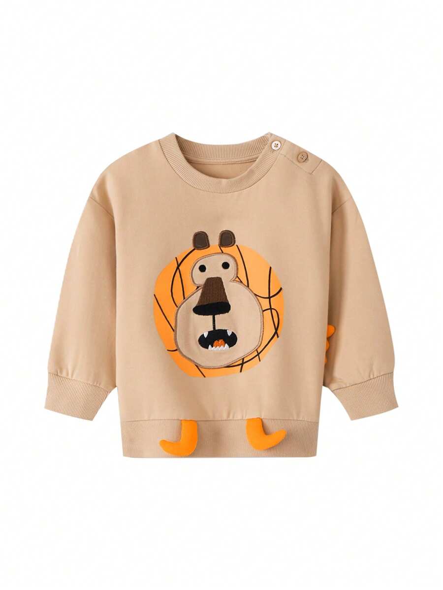 Annil Ropa para niños, niñas, niños, niña pequeña, sudaderas de cuello redondo y manga larga, primavera