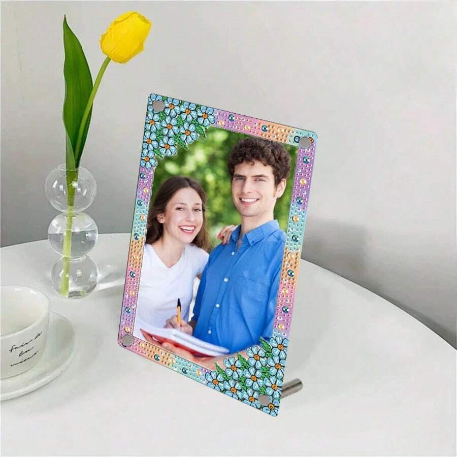 Elegantes DIY Diamant-Malset mit Acryl- & Kristalldiamanten, einzigartiges funkelndes dekoratives Design, Geschenkboxverpackung, Diamantkunst