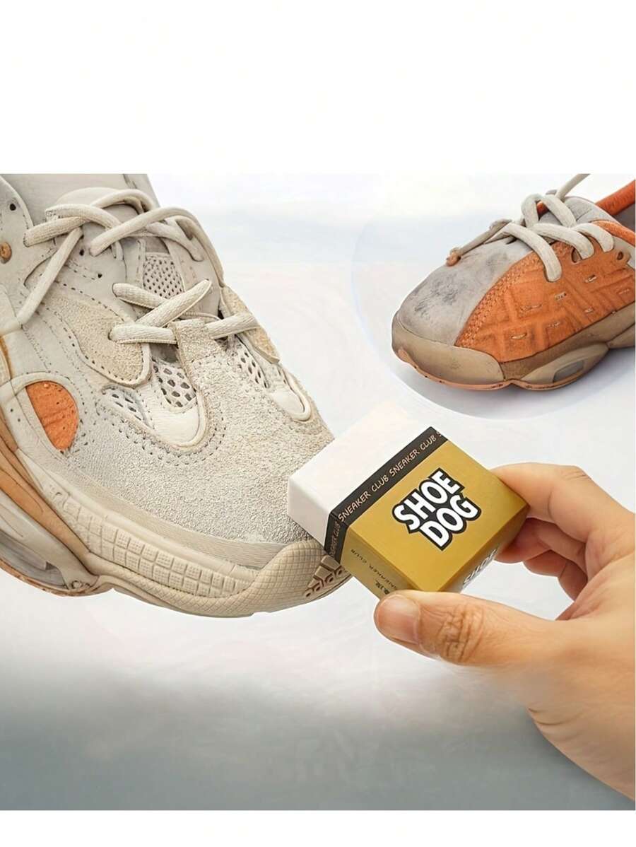 1/2 Set Velvet Shoe Cleaner Rubber Eraser - Non-Electric Stain Remover For Sneakers, Clothing, Glass, Walls, Floors, And Furniture - Multi-Functional Dry Cleaning Wiping Tool For Gentle Fabric Care.
