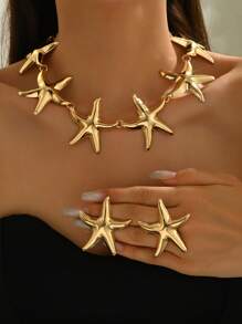 Gold-starfish