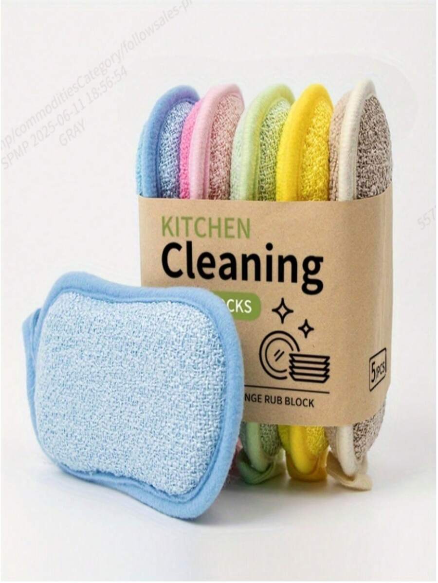 Multifunctional Polyurethane Sponge Eraser, Reusable And Washable Kitchen Brush For Cleaning Pots And Dishes Without Shedding, Suitable For Cleaning In Bathrooms, Kitchens And Toilets.