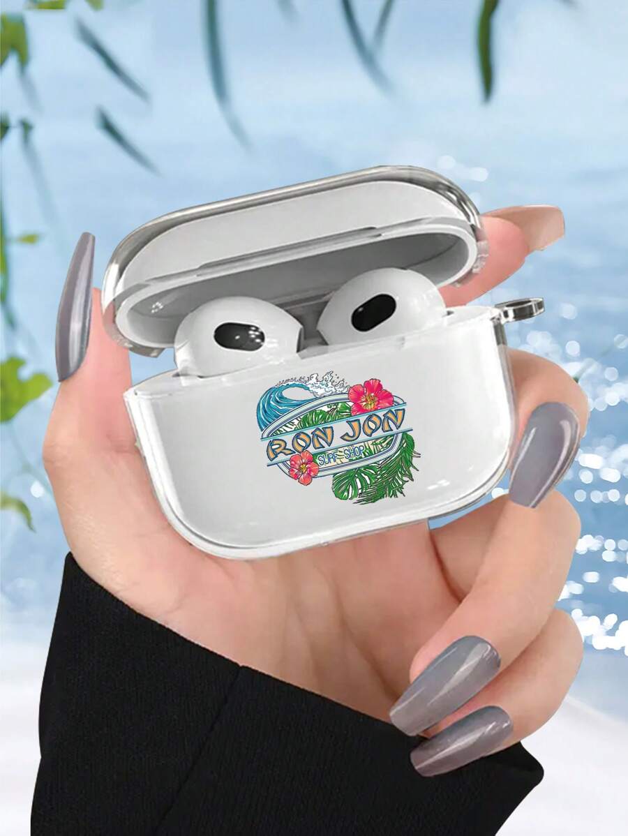 Creative Summer Pictures Patterns High Quality Shock Absorption Black Case Airpod Case 360 Degree Full Protection For AIRPODSPRO,AIRPODS3,AIRPODSPRO2,AIRPODS2,AIRPODS4.The Special Gift For Friend,Parents,Lover.