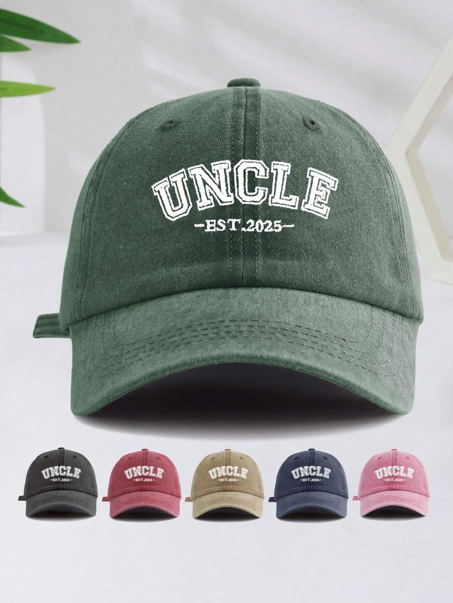 1 pièce ensemble de 1 pièce casquette de baseball d'été unisexe imprimée "ONCLE", casquette à filet, casquette de camionneur, casquette de plage pour femme, casquette de papa, casquette de baseball, casquette pare-soleil, casquette de papa, convenant pour un usage quotidien, les voyages, le cyclisme, la randonnée, la pêche, les vacances à la plage