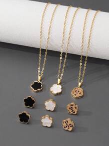Boucles d'oreilles + Collier