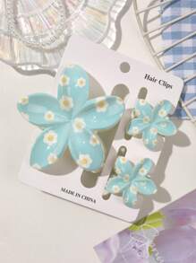Blauer Hintergrund mit weißen Blumen