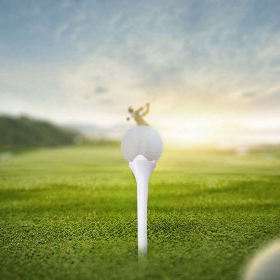 25 Pieces, 8.3cm (3.2in) Professional Plastic Golf Seats, Golf Training Accessories, Golf Trays, Golf Tees
